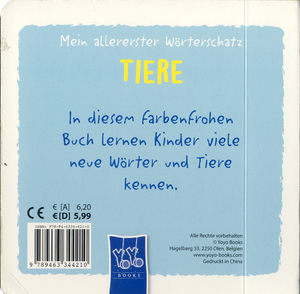 Mein allererster Wörterschatz: Tiere