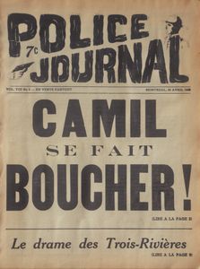 Police Journal: Camil se Fait Boucher