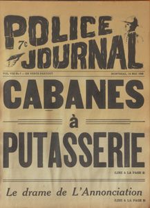 Police Journal: Cabanes à Putasserie