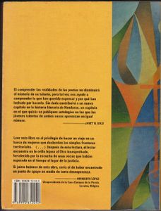 Honduras: Mujer Y Poesía. Antología de Poesía escrita Por Mujeres 1865-1998
