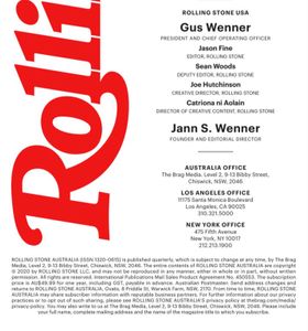 Rolling Stone Australia Series 2 #001