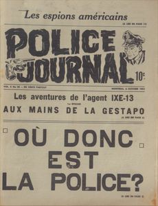Police Journal: Où Donc Est la Police?