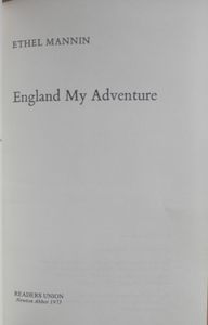 England: My Adventure