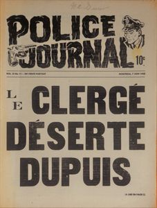 Police Journal: Le Clergé Déserte Dupuis