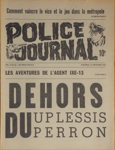 Police Journal: Dehors Duplessis Duperron