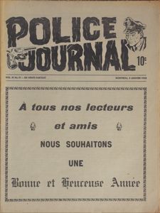 Police Journal: À Tous nos Lecteurs et Amis Nous Souhaitons une Bonne et Heureuse Année