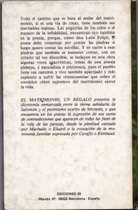 El Matrimonio, un Regalo