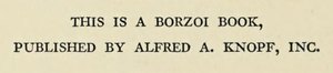 Alfred A. Knopf, Inc.