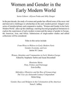 Women and Gender in the Early Modern World
