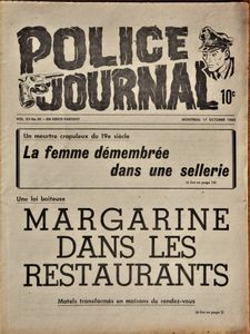 Police Journal: Margarine dans les Restaurants