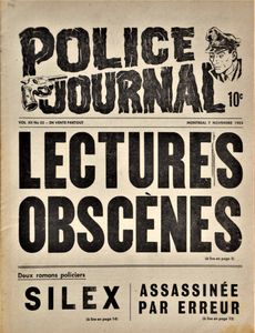 Police Journal: Lectures Obscènes