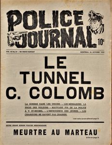 Police Journal: Le Tunnel C. Colomb