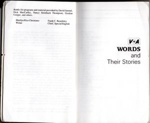 Words and their stories