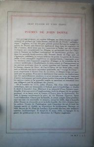 Poèmes de John Donne