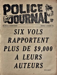 Police Journal: Six Vols Rapportent Plus de $9,000 à Leurs Auteurs