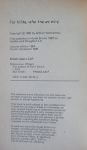 The Papers of Tony Veitch