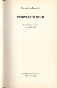 Schwarzes Gold