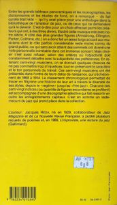 Anthologie des musiciens de Jazz