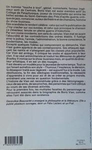 Boris Vian - Portrait d'un bricoleur
