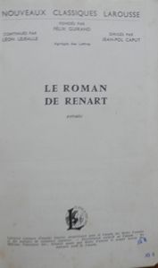 Le Roman de Renart