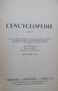 l'encyclopédie