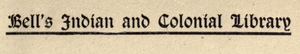 Bell's Indian and Colonial Library