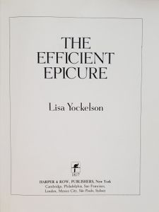 The Efficient Epicure