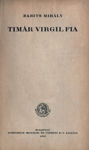 Timár Virgil fia