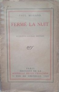 Fermé la nuit