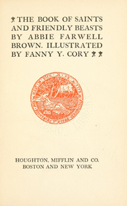 The Book of Saints and Friendly Beasts