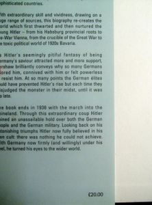 Hitler 1889-1936: Hubris