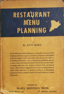 Restaurant Menu Planning