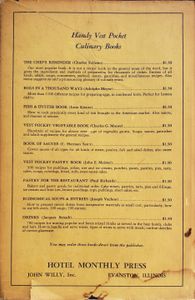 Restaurant Menu Planning
