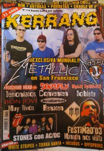 Kerrang! nº 114 Mayo 2003