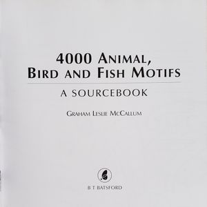 4000 Animal, Bird & Fish Motifs