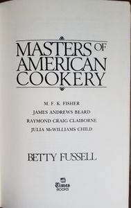 Masters of American Cookery