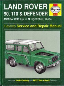 Land Rover 90, 110 & Defender 1983 to 1995 (Up to N Registration) Diesel