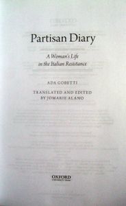 Partisan Diary: A Woman's Life in the Italian Resistance