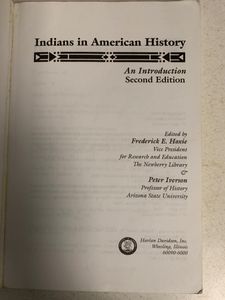 Indians in American History: An Introduction