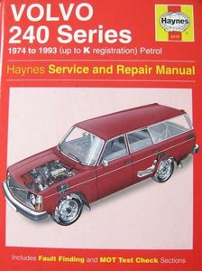 Volvo 240 Series 1974 to 1993 (Up to K Registration) Petrol