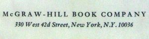 McGraw-Hill Book Company