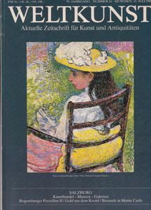 Weltkunst 59. Jahrgang - Nummer 14 / 15. Juli 1989