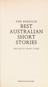 The Penguin Best Australian Short Stories
