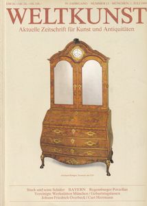Weltkunst 59. Jahrgang - Nummer 13 / 1. Juli 1989