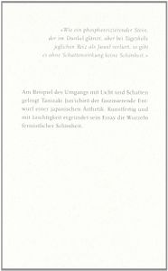 Lob des Schattens: Entwurf einer japanischen Ästhetik