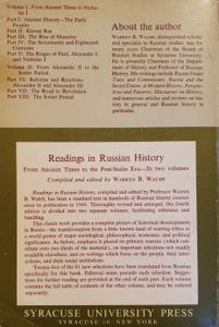 Readings In Russian History : From Ancient Times To The Post-Stalin Era Volume II