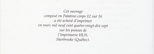 Cet imperceptible mouvement : nouvelles