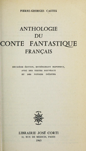 Anthologie du conte fantastique français