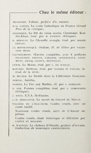 Anthologie du conte fantastique français