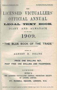 The Licensed Victuallers' Official Annual, 1909.